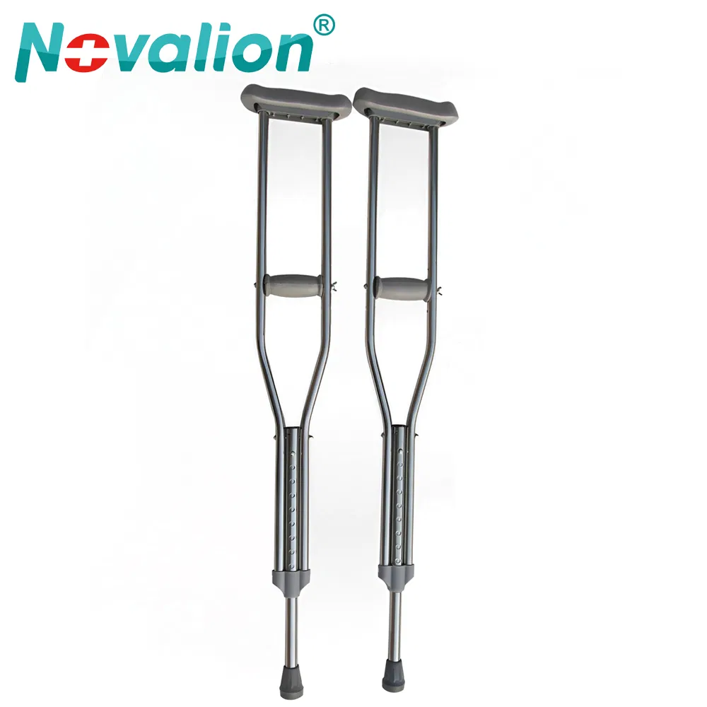 Aluminium Lightweight Walking Stick Non-Slip Four Legs Medical Supplies Crutches
