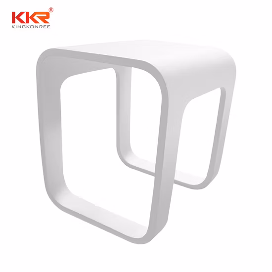 Silla de baño moderna, asiento de ducha para adultos, taburete de tocador de baño de superficie sólida