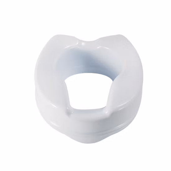 Asiento de inodoro elevado con tapa para personas mayores, discapacitados, elevador alto y elevado, elevador de asiento de inodoro